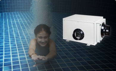 Indoor pool dehumidifier